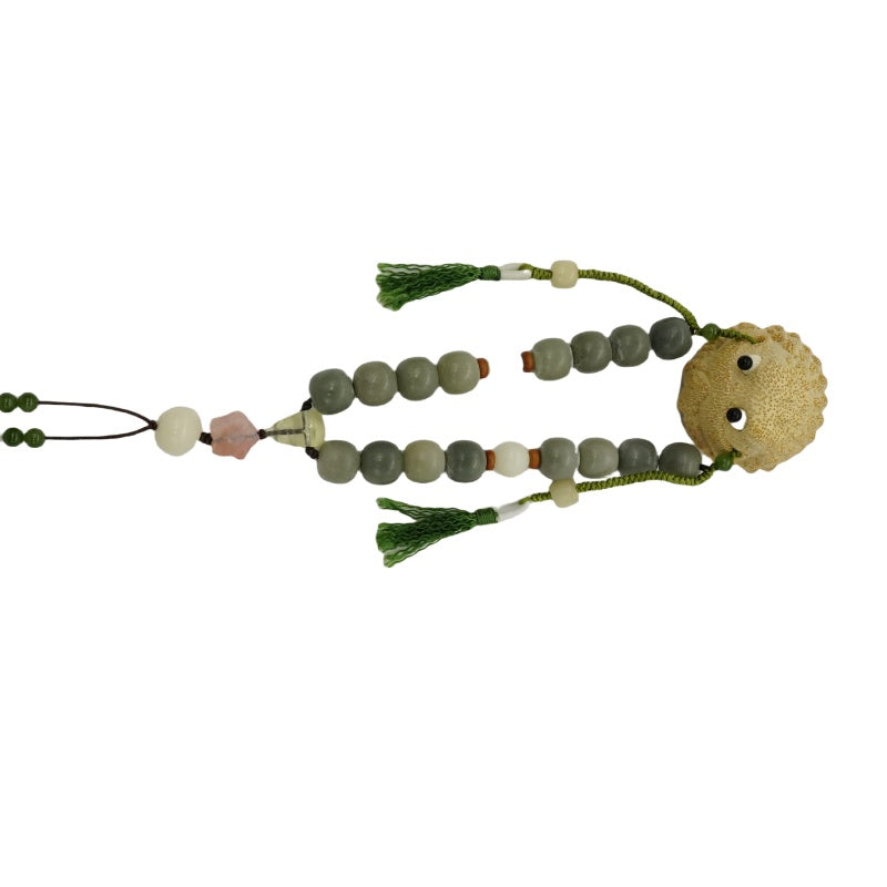 Golden Toad Bamboo Carving Handpiece
