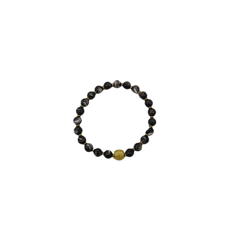 Conch and Abalone Shell Bracelet