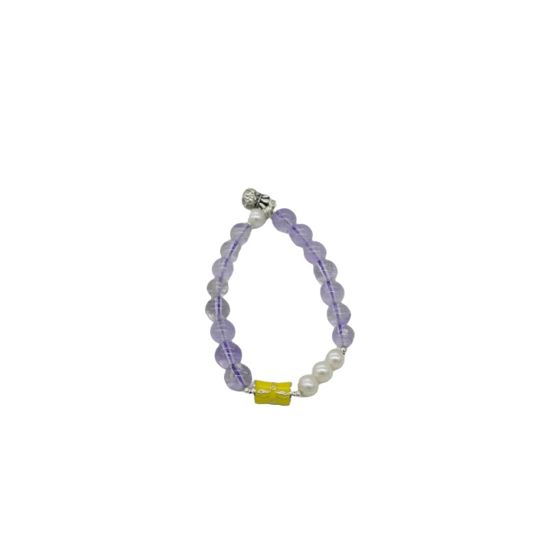 Awakening Amethyst Lavender Crystal Bracelet