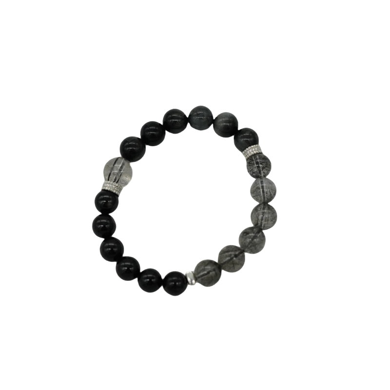Holy Shadow Black Rutilated Quartz Bracelet