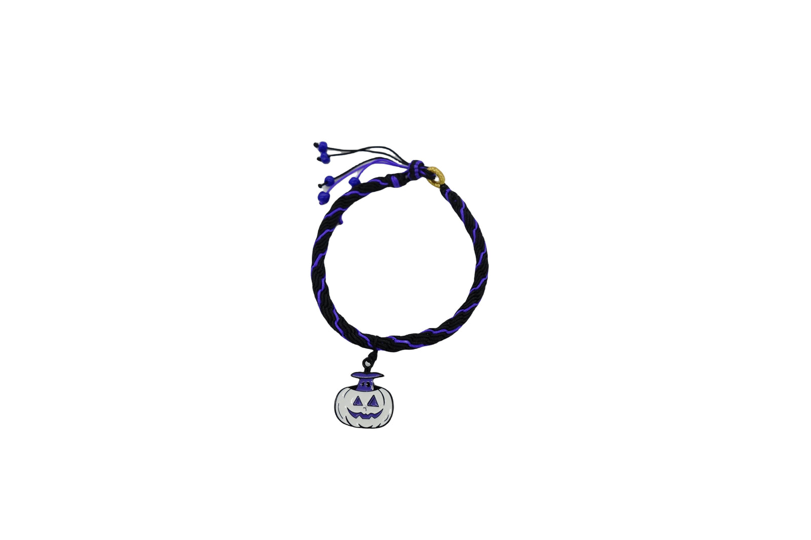 Purple Pumpkin Pendant Bracelet