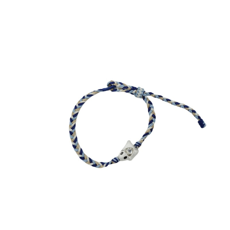 White Ghost Flat Bracelet