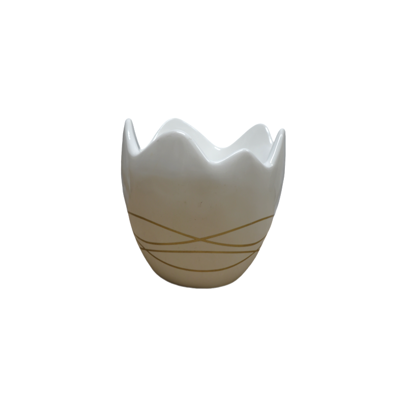 Egg Fiberglass flowerpot