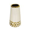 Ceramic vase beige tall