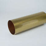 Gold Metal Cylinder Vase – Large