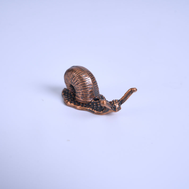 Antique Bronze Snail Alloy Incense Holder