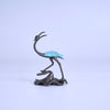Blue Crane Alloy Incense Holder