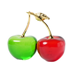 Red And Green Glass Cherries