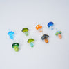 Glass Mushroom Pendant 8 Pieces