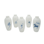 W Porcelain Blue White Flower