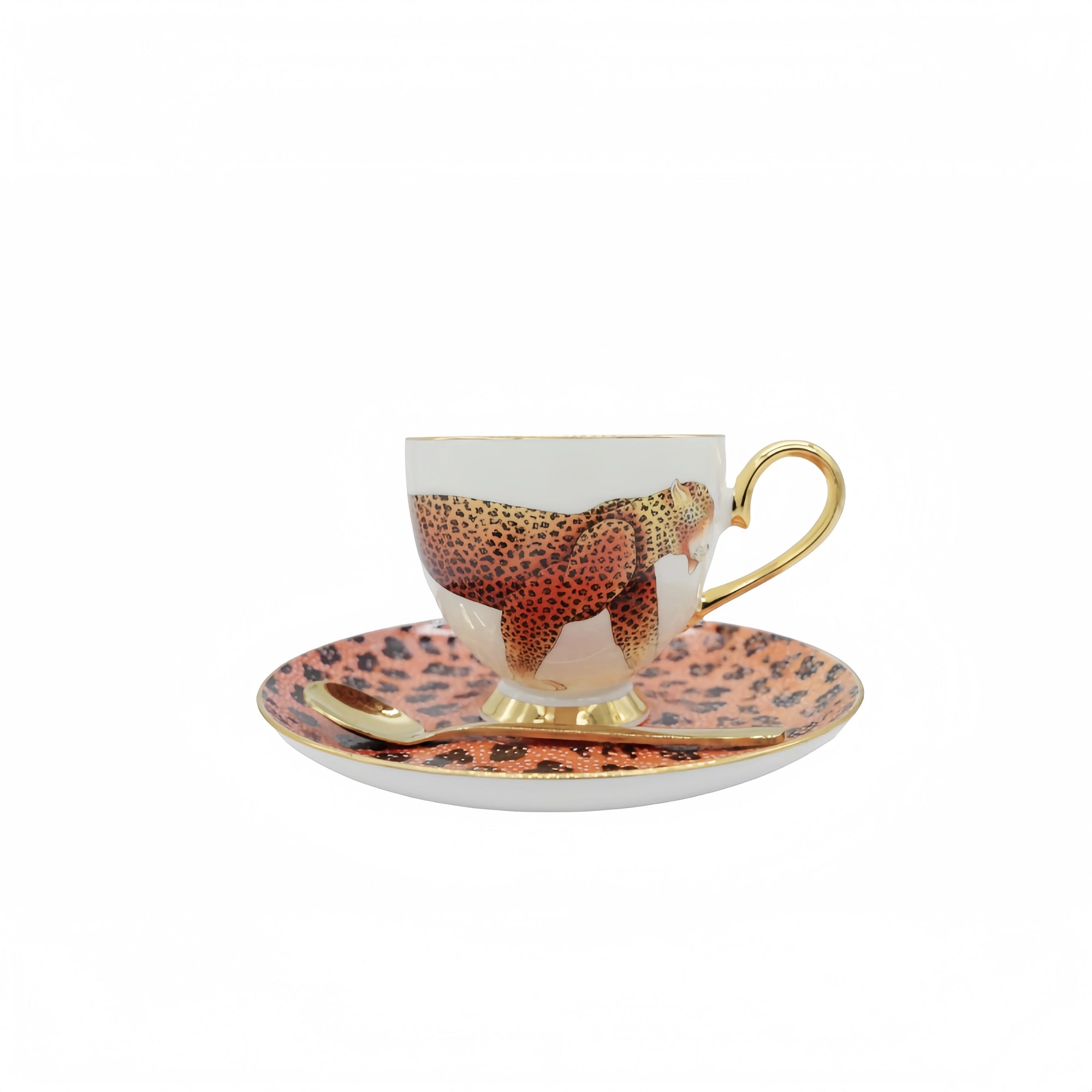 Ceramic Leopard Coffee Cup