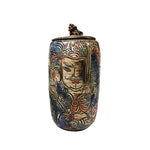 Ceramic threshold guardians pot