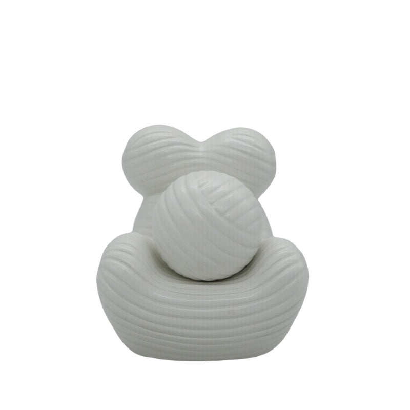 White Ceramic Oranment