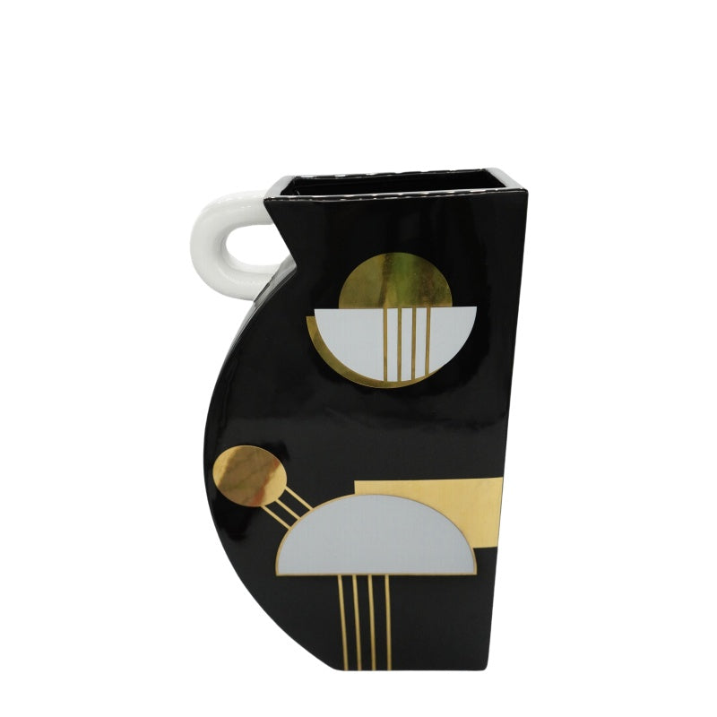 Semicircular Ceramic Vase