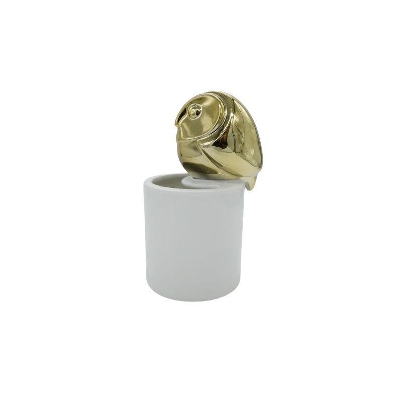 Golden Ceramic Bird
