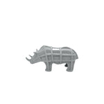 grey rhino ceramic ornament