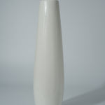 Matte White Ceramic Vase – Flat Opening