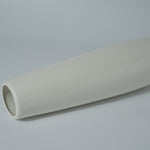 Matte White Ceramic Vase – Flat Opening