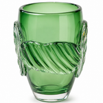 Green Glass Vase-L (21433)