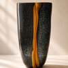 Black & Gold Glass Vase-S (22099)