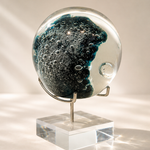 Wave Glass Sphere Ornament-L (30142)