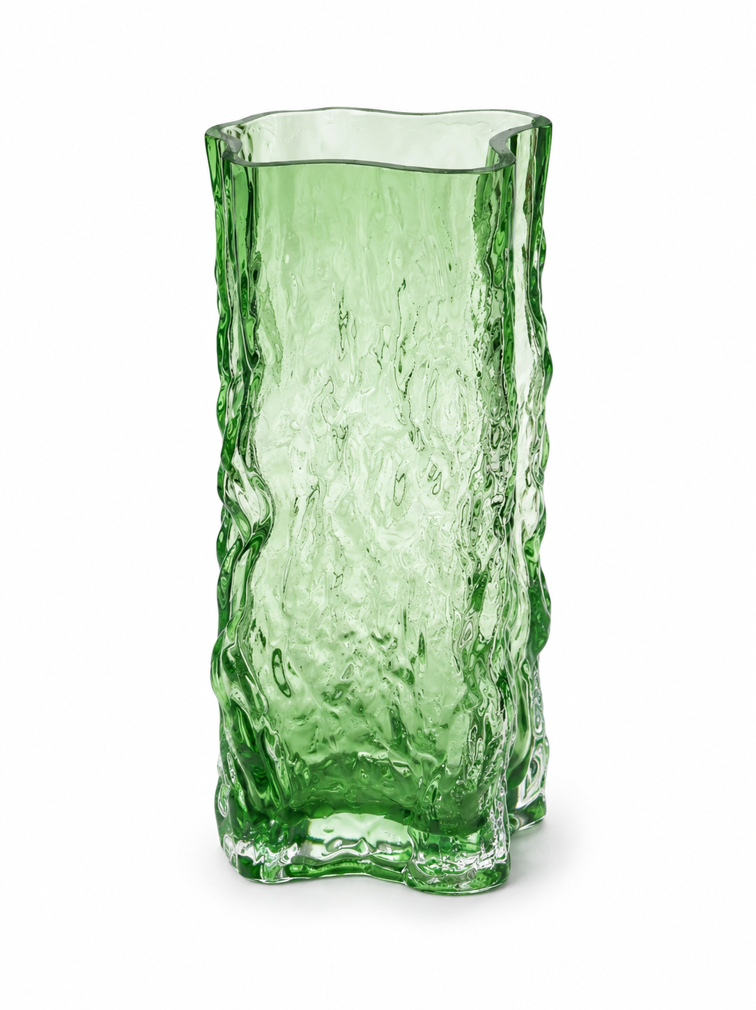 Jade Glass Vase (Imperial Green)