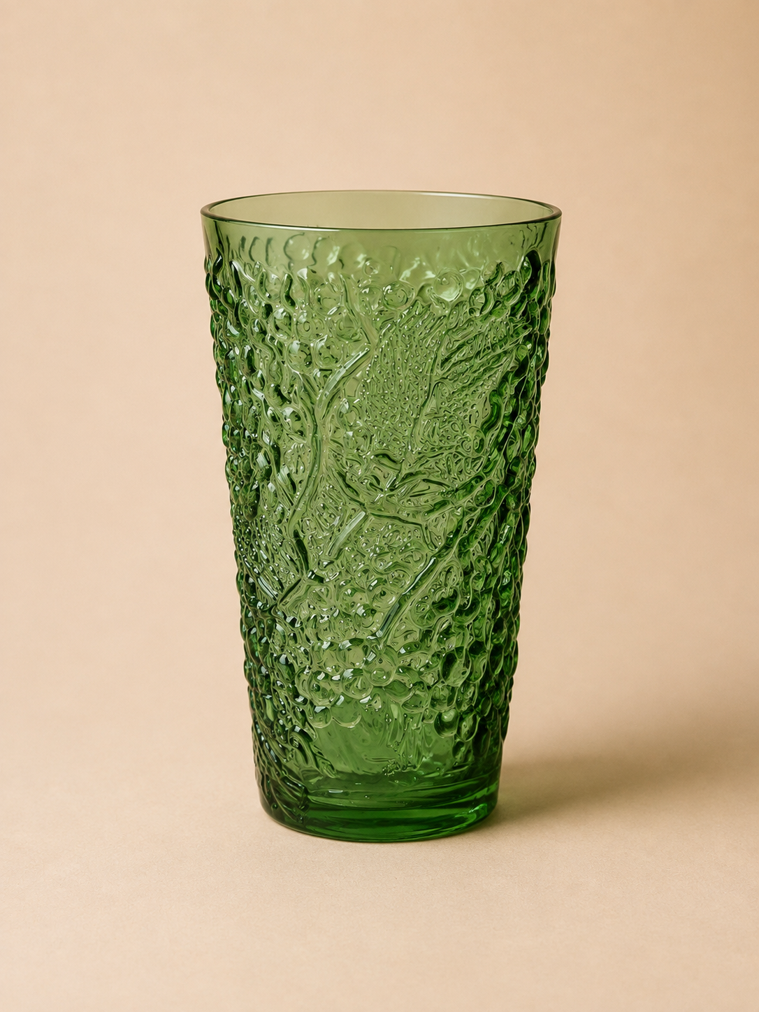 Grape Iridescent Glass Vase