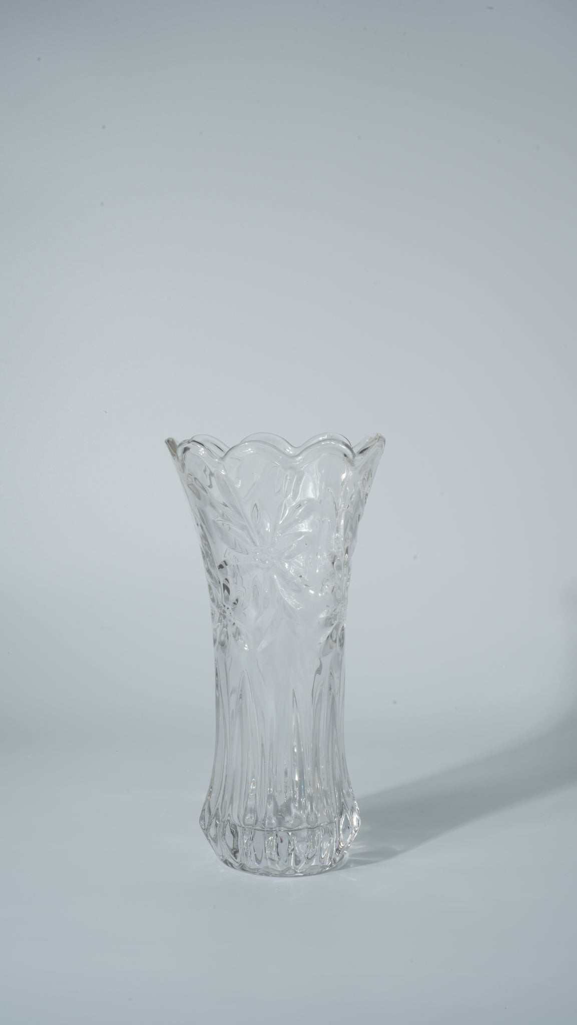 Clear Glass Vase – Orchid Style