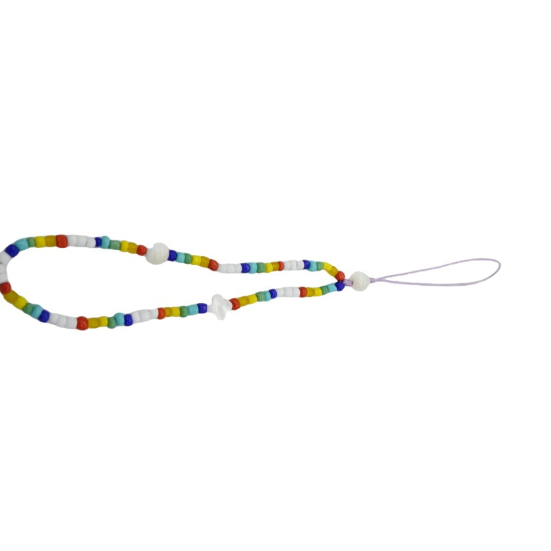 Porcelain Bead Cellphone Chain