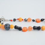 Grinning Pumpkin Multi-Gem Phone Charm