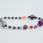 Rock Skull Multi-Gem Phone Charm