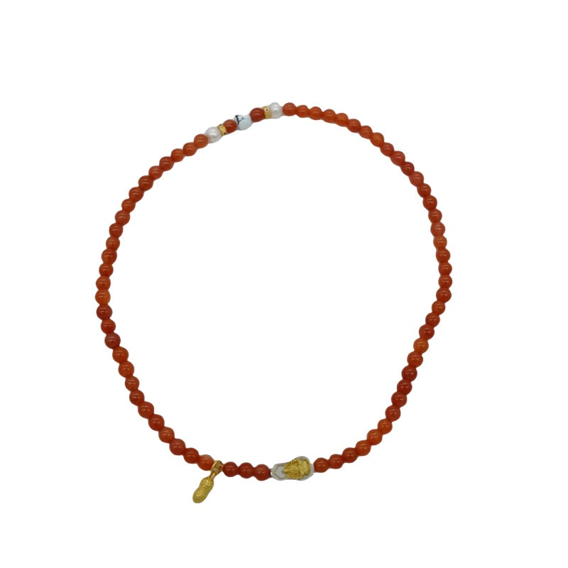 Thousand-Armed Guanyin Agate Bracelet