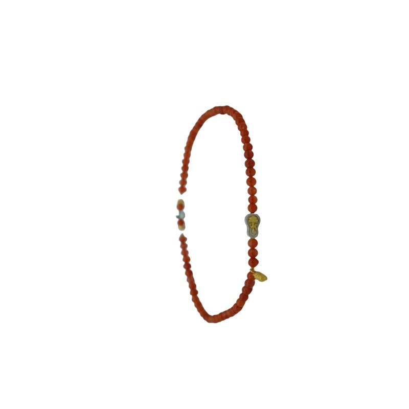 Good Fortune Red Agate Bracelet