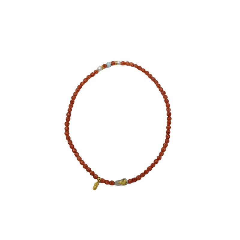 Amitabha Buddha Agate Bracelet