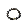 Tea Amber Aura Smoky Quartz Bracelet