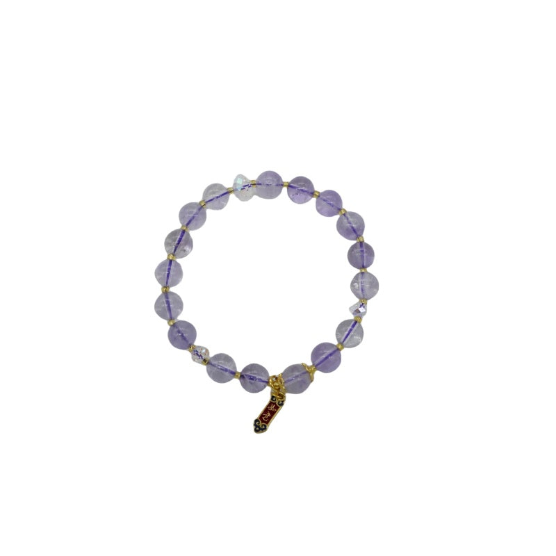 Lavender Crystal Bracelet