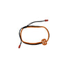 Orange Straight Hole Pumpkin Bracelet