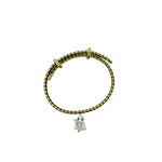 White Ghost Leather Bracelet