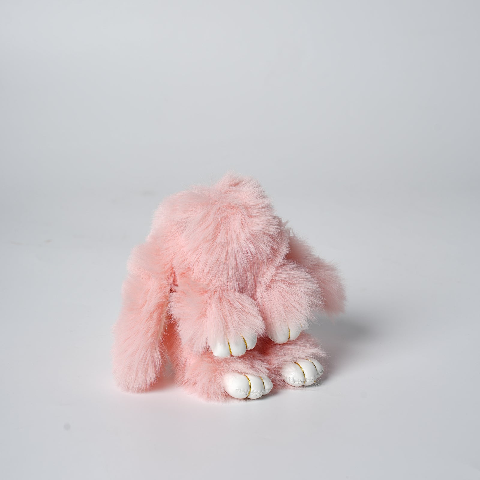 Plush Bunny Pendant - Korean Pink
