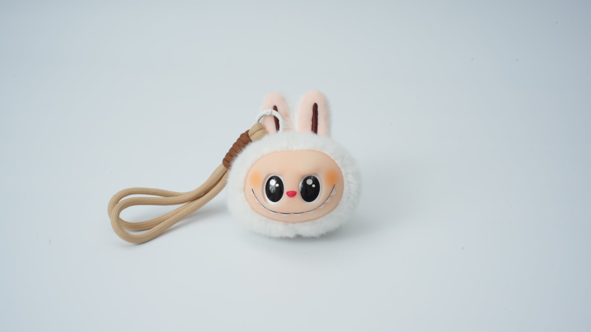 White LABUBU Head Charm