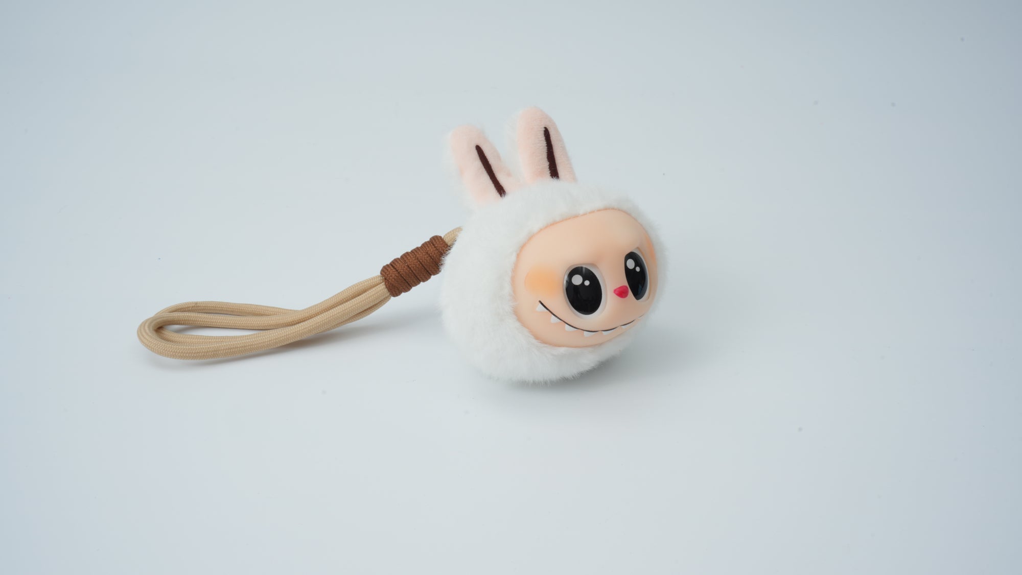 White LABUBU Head Charm