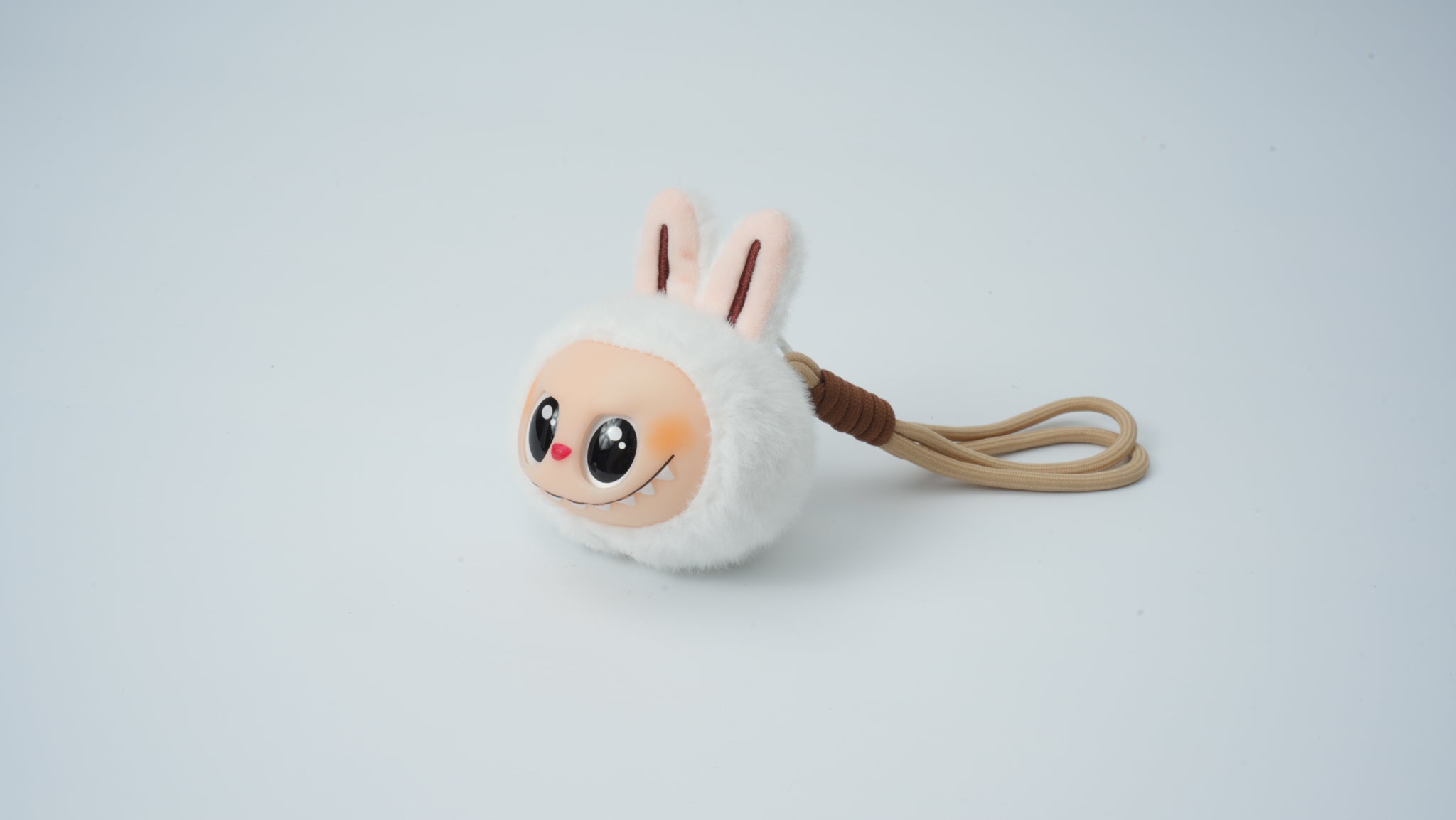 White LABUBU Head Charm