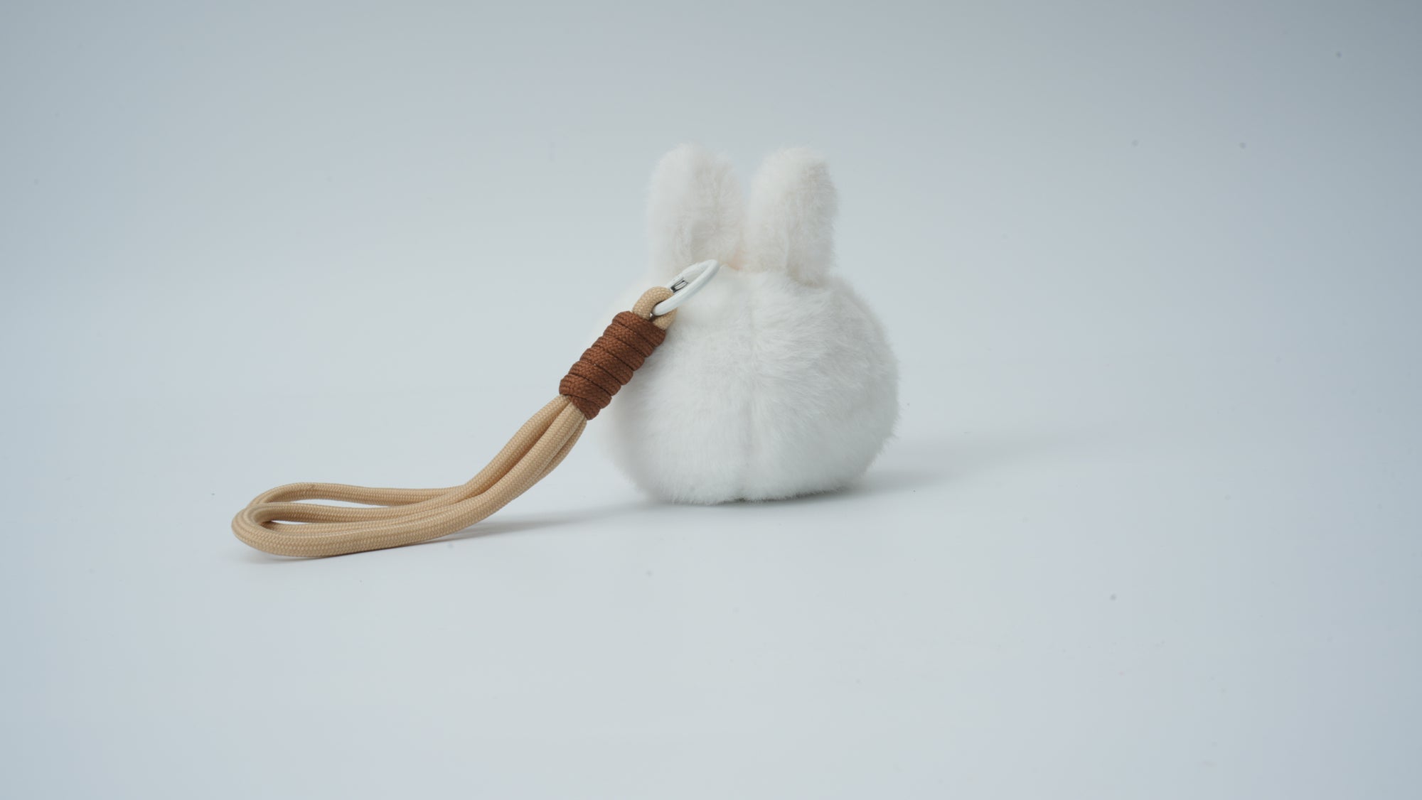 White LABUBU Head Charm