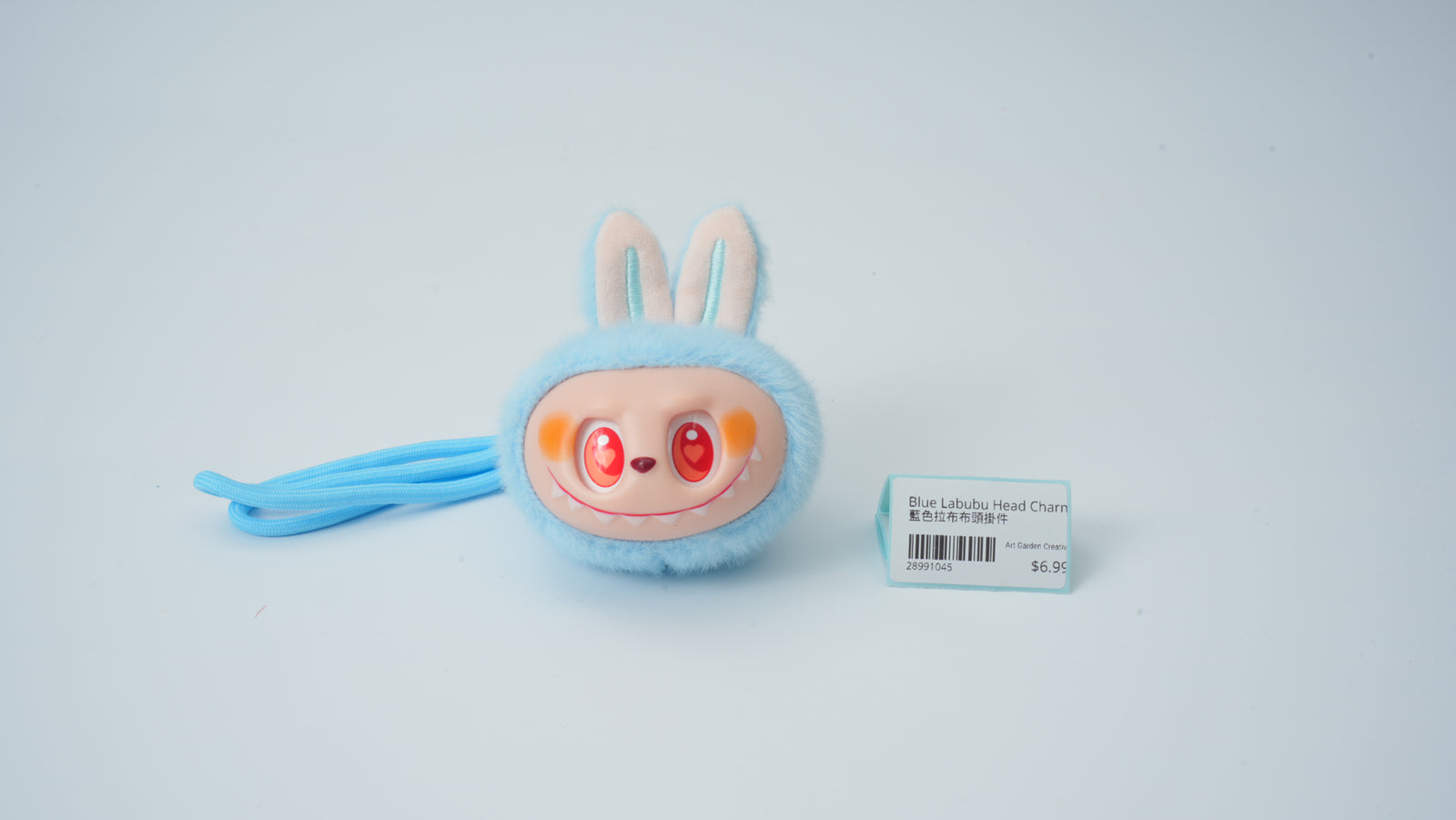 Blue LABUBU Head Charm