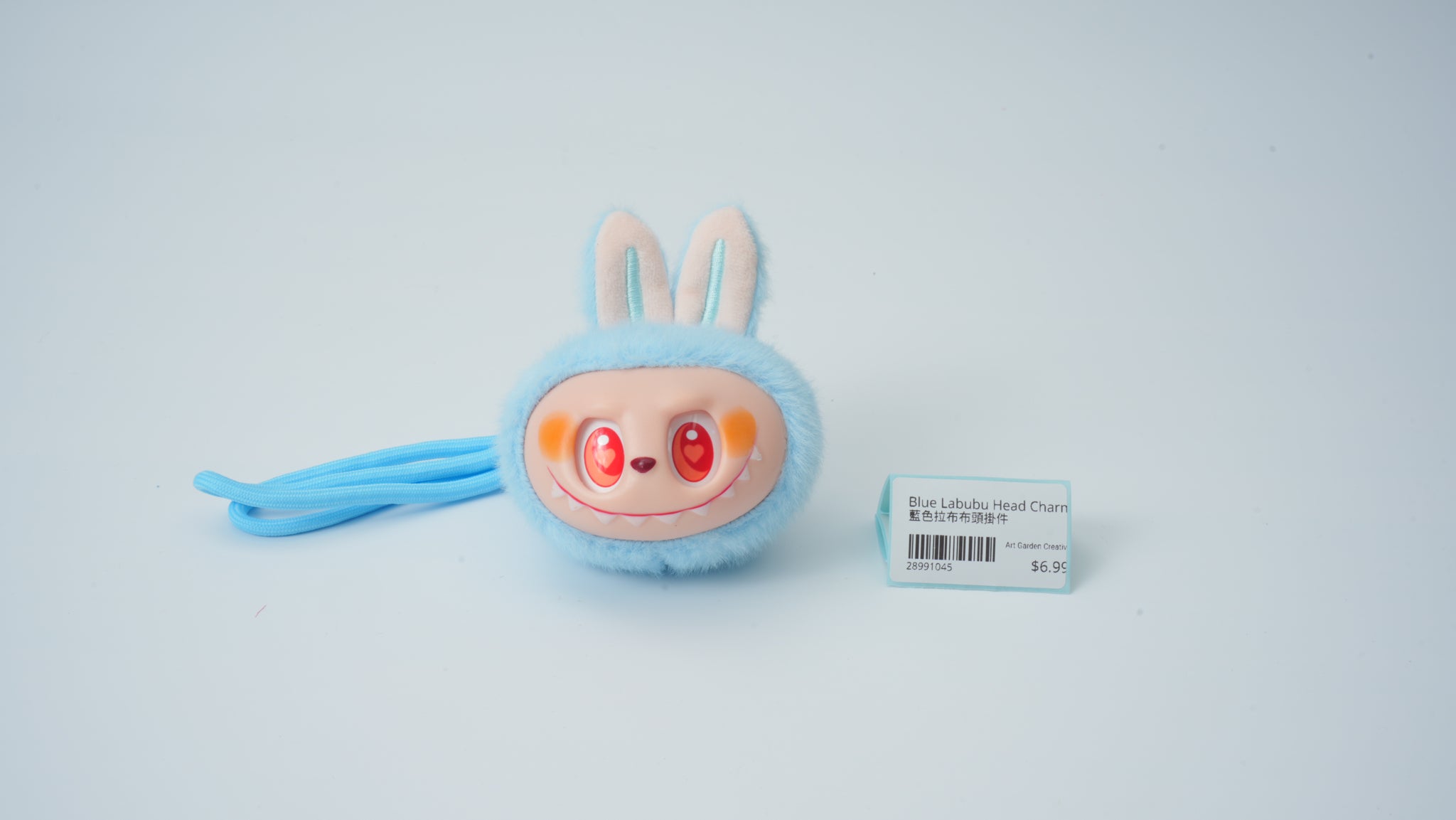 Blue LABUBU Head Charm