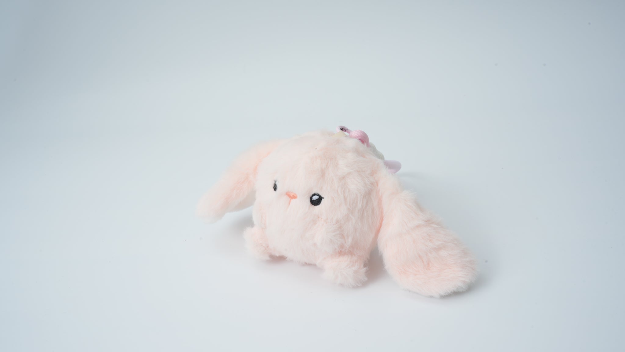 Plush Bunny Keychain - Pink
