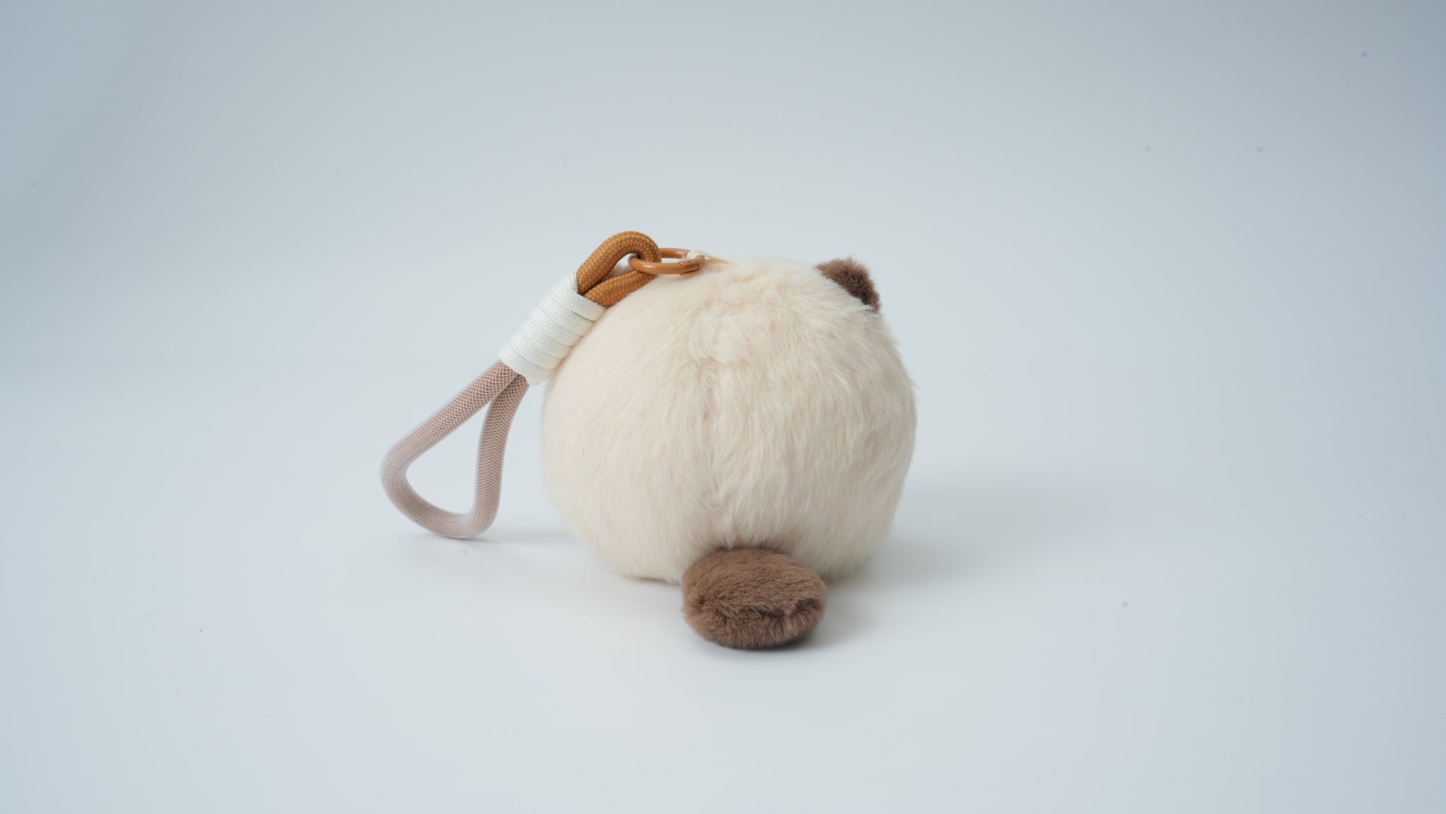 Plush Siamese Cat Keychain