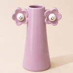 Purple Smiling Flower Vase – Large