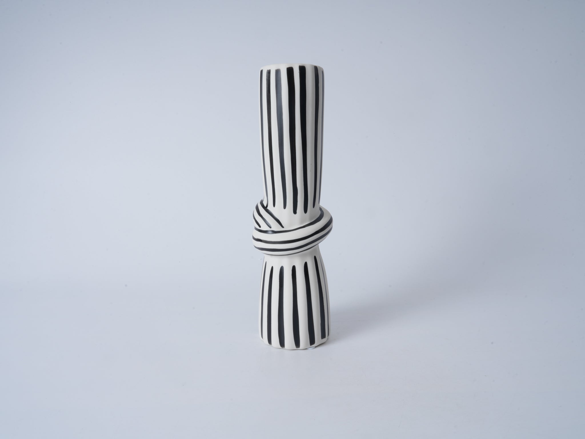 Striped Knot Vase