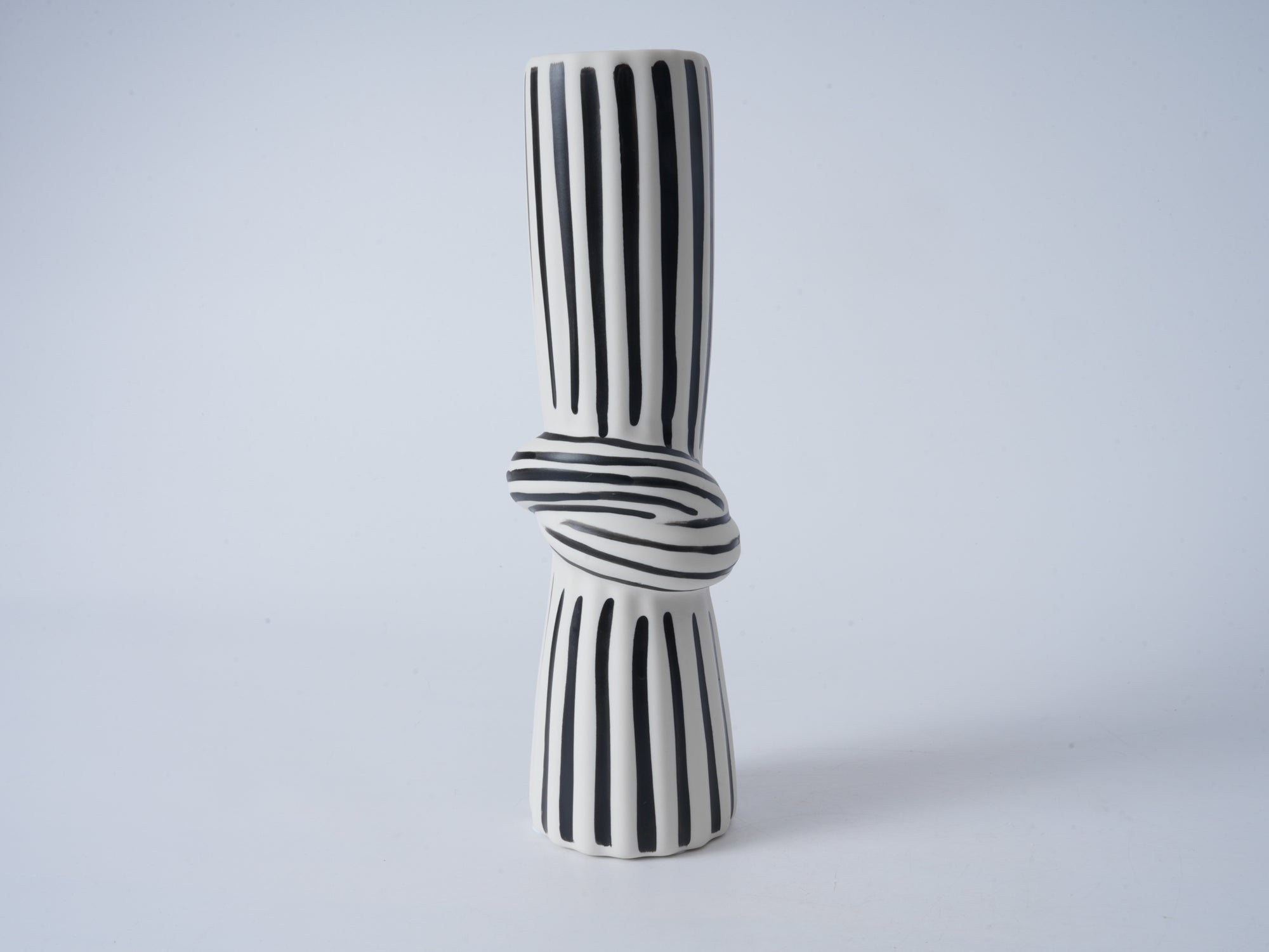 Striped Knot Vase